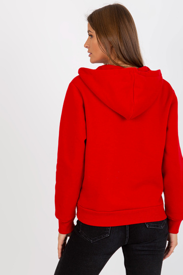 Czerwona dresowa rozpinana...