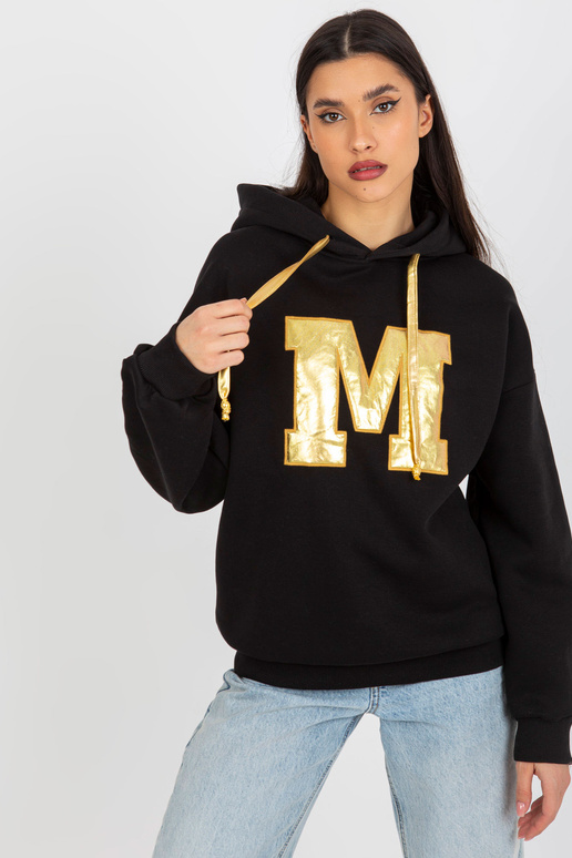 Must M-tähega dressipluus