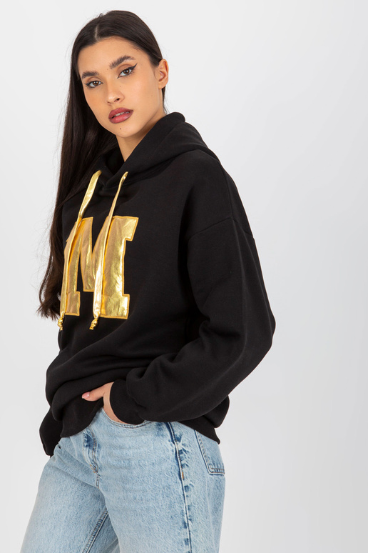 Must M-tähega dressipluus