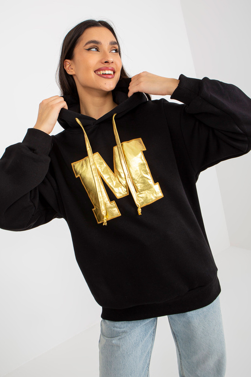 Must M-tähega dressipluus