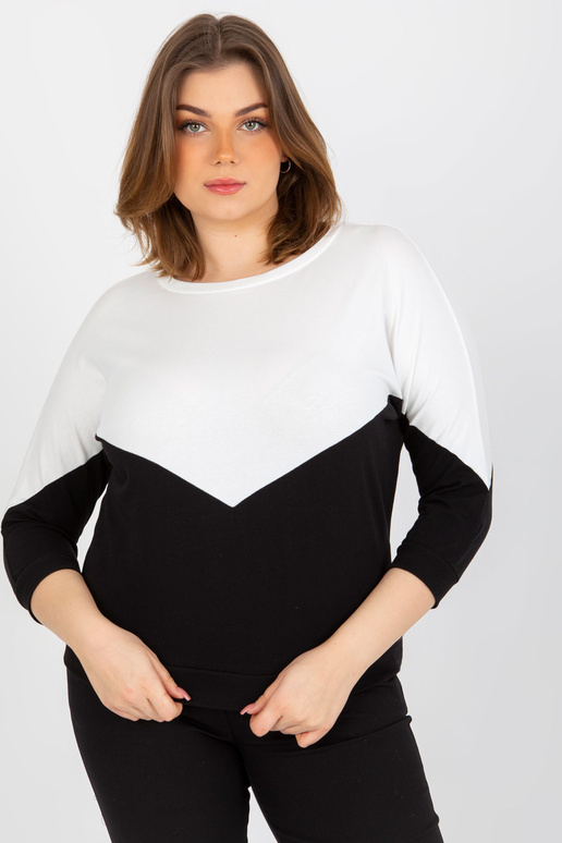 Ecru-must pluss suuruses 3/4...