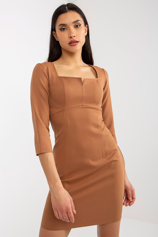 Sukienka-LK-SK-509075.15P-camelowy Sukienka-LK-SK-509075.15P-camelowy