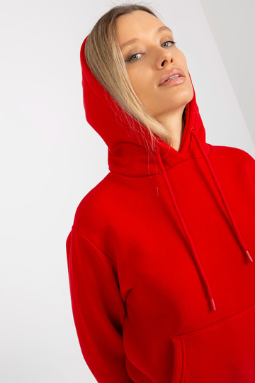 Punane põhiline kapuutsiga...