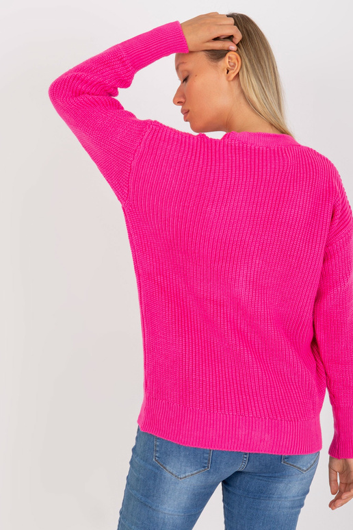 Fluo roosa V-kaelusega kardigan RUE...