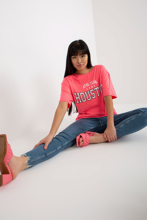 Fluo roosa lahtine naiste trükitud...