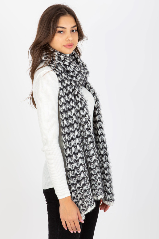 Valge ja must melanž talvesall