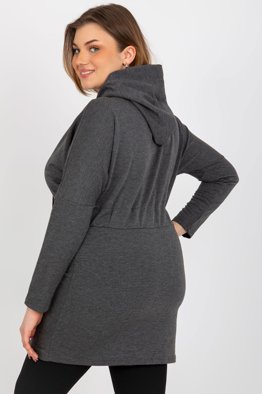 Tumehall plusssuuruses kapuutsiga...