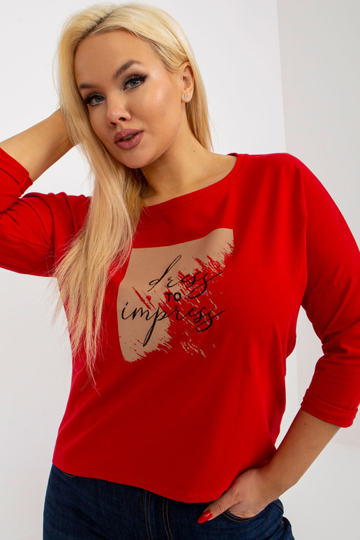 Punane suures suuruses puuvillane...