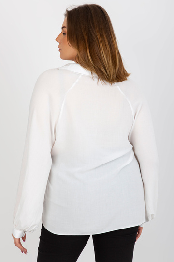 Ecru Plus Size Särgipluus Pikkade varrukatega 2