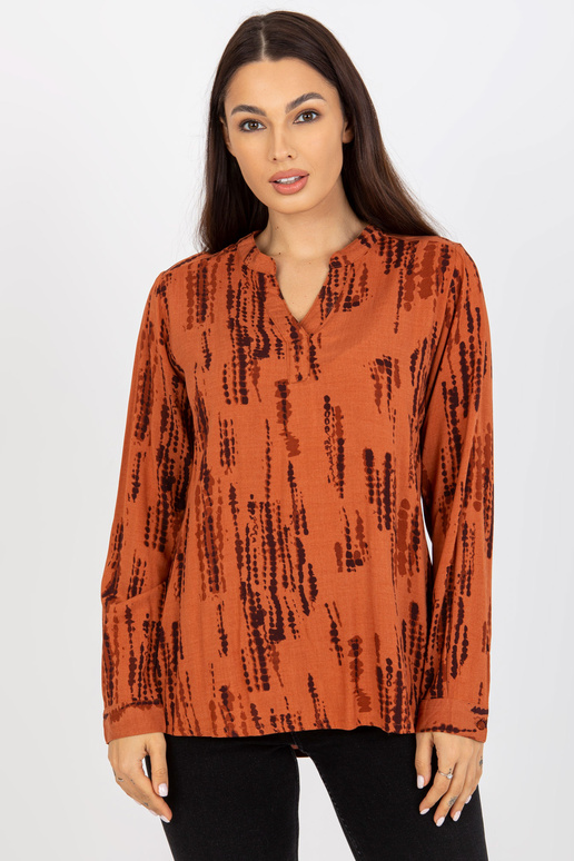 Helepruun pluus trükise ja...