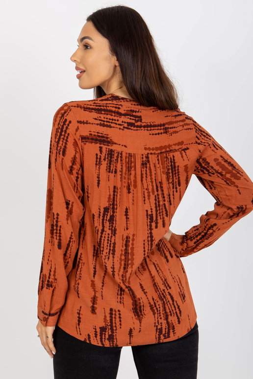 Helepruun pluus trükise ja...