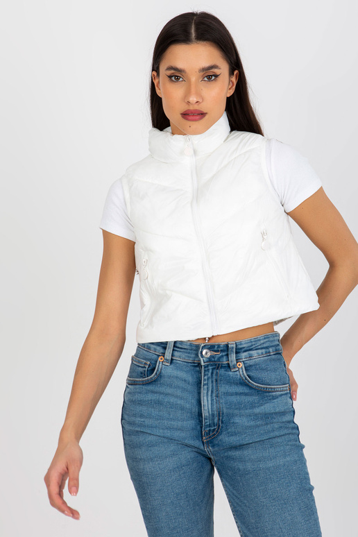 Ecru lühike teppimisega sulevest Ecru lühike teppimisega sulevest