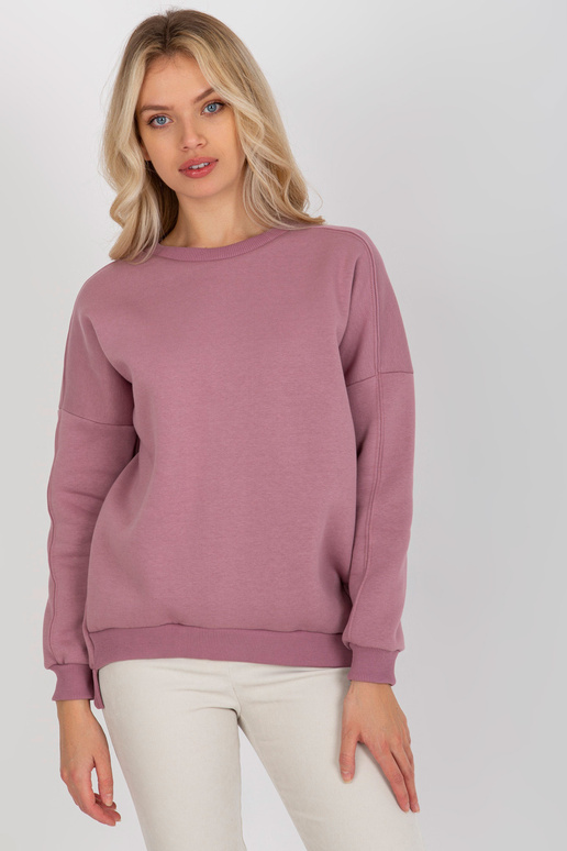 Dirty roosa ümara kaelusega dressipluus