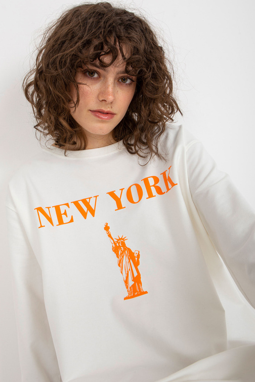 Bluza VI-BL-3212.15X ECRU/ORANŽ