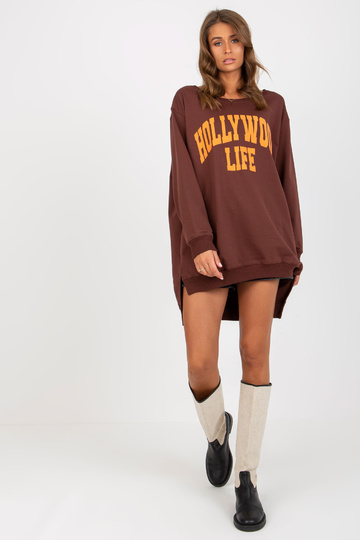 Bluza VI-BL-3102.01P D.PRUUN/ORANŽ 2