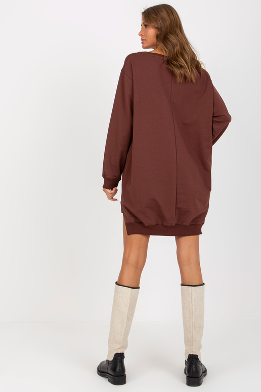 Bluza VI-BL-3102.01P D.PRUUN/ORANŽ