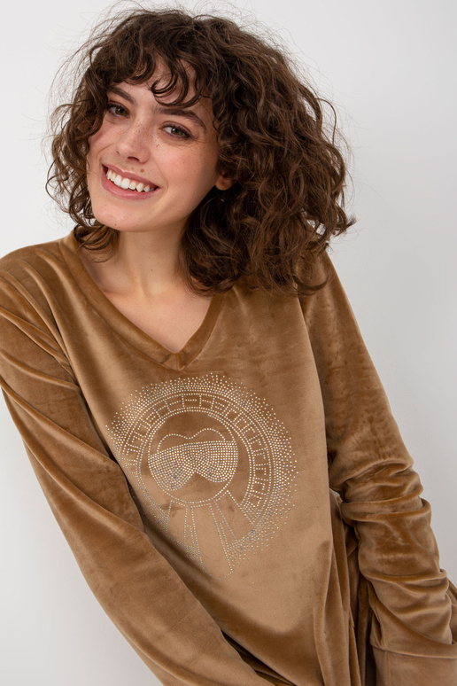 Kaamel naiste V-kaelusega...