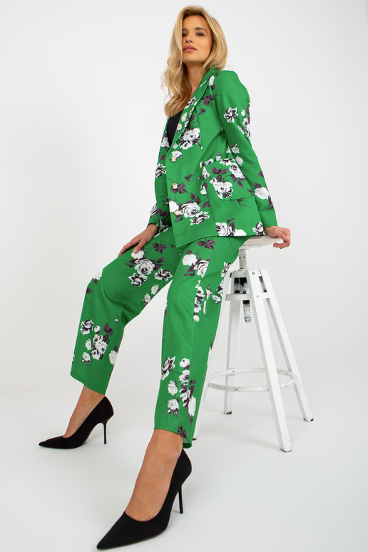 Roheline elegantne lillelisest...