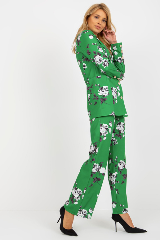 Roheline elegantne lillelisest...