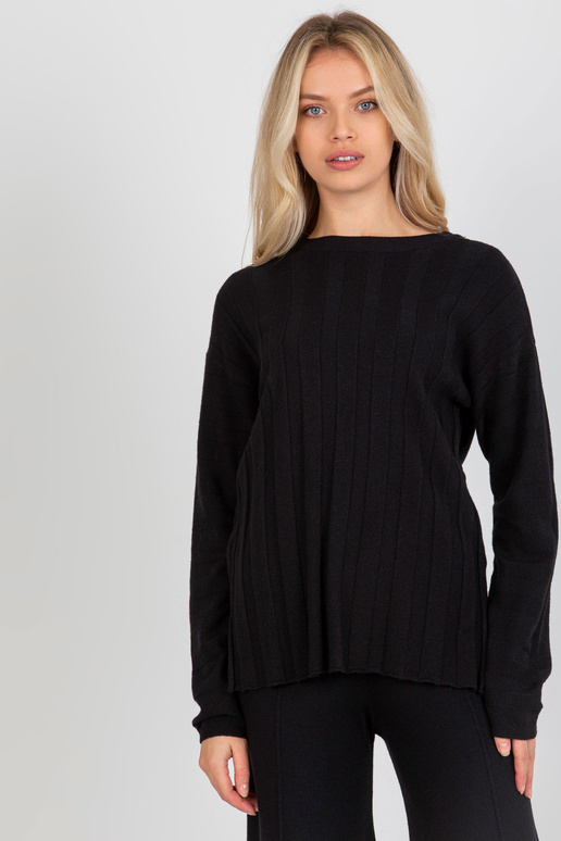 Must sile klassikaline laia triibuga...