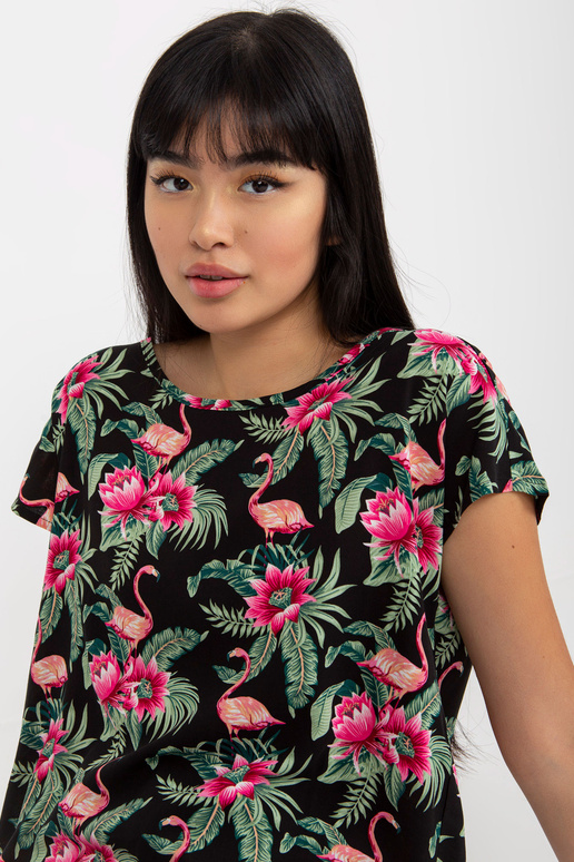 Bluzka-D73771R10978P-Czarno-zielony