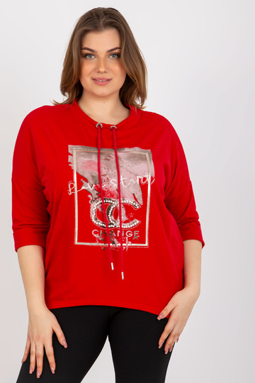 Punane pluss suuruses...