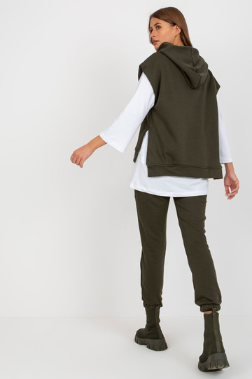 Khaki värvi kolmeosaline...