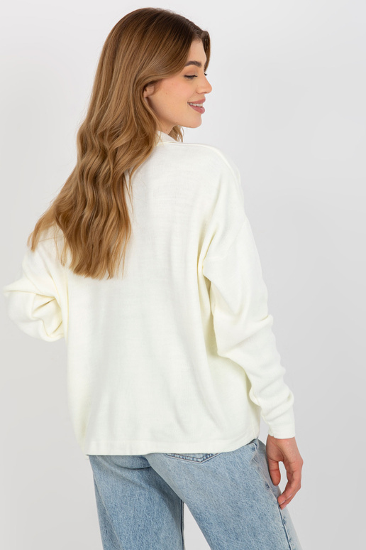 Ecru naiste oversize kraega kampsun