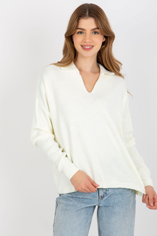 Ecru naiste oversize kraega kampsun