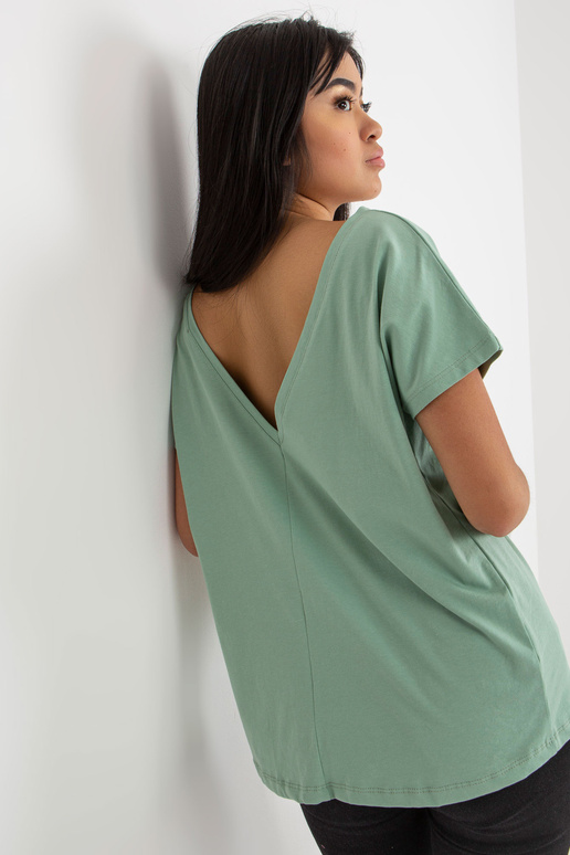 Pistaatsia põhi t-särk kaelusega taga...