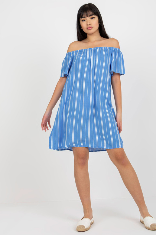 Sukienka-D73771R30145J-biało-niebieski Sukienka-D73771R30145J-biało-niebieski