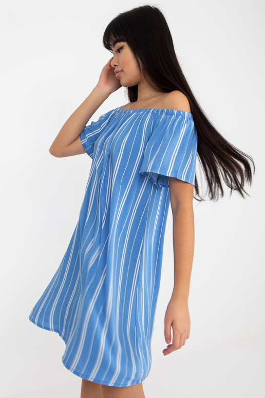 Sukienka-D73771R30145J-biało-niebieski Sukienka-D73771R30145J-biało-niebieski