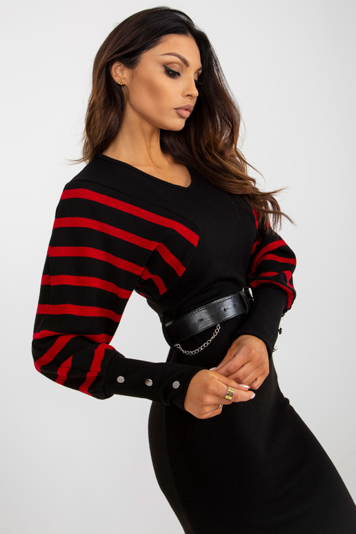 Must ja punane midi kleit vööga OCH... Must ja punane midi kleit vööga OCH...