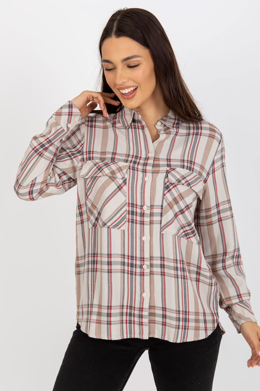 Helebeež naiste ruuduline taskutega särk