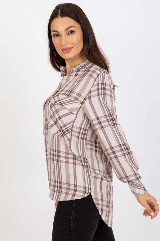 Helebeež naiste ruuduline taskutega särk