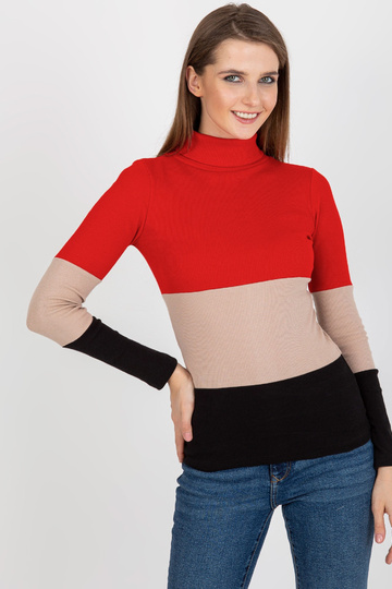 Punane ja must triibulise...