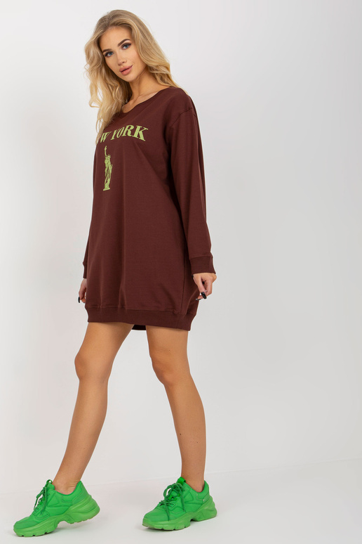Bluza VI-BL-3212.15X D.PRUUN/KOLLANE