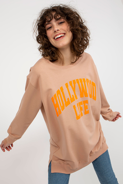 Bluza VI-BL-3102.01P BEEŽ/ORANŽ Bluza VI-BL-3102.01P BEEŽ/ORANŽ