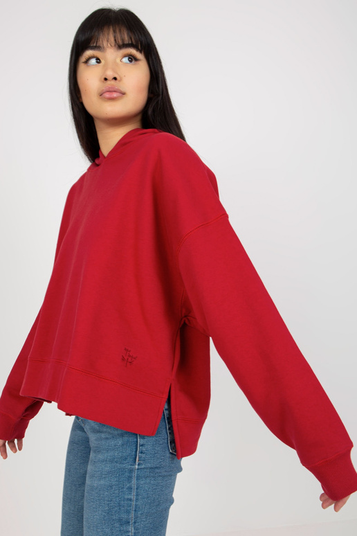 Punane dressipluus kapuutsiga ja...