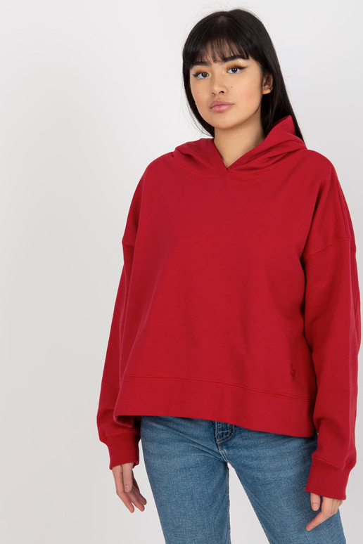 Punane dressipluus kapuutsiga ja...