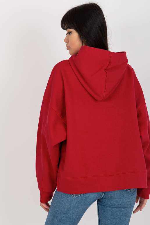 Punane dressipluus kapuutsiga ja...