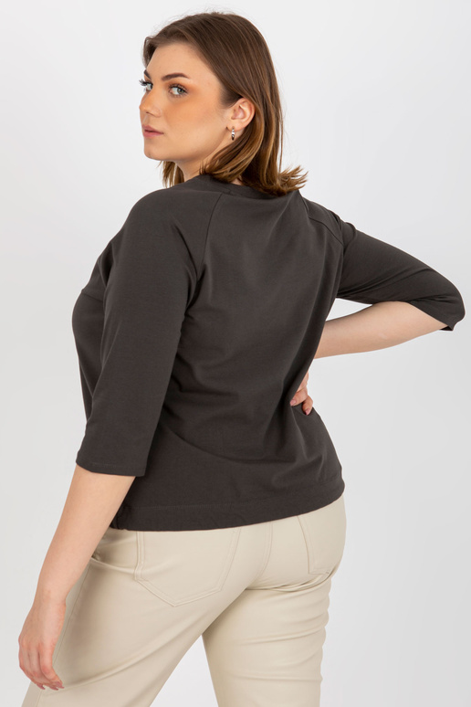 Khaki värvi naiste pluss suuruses...