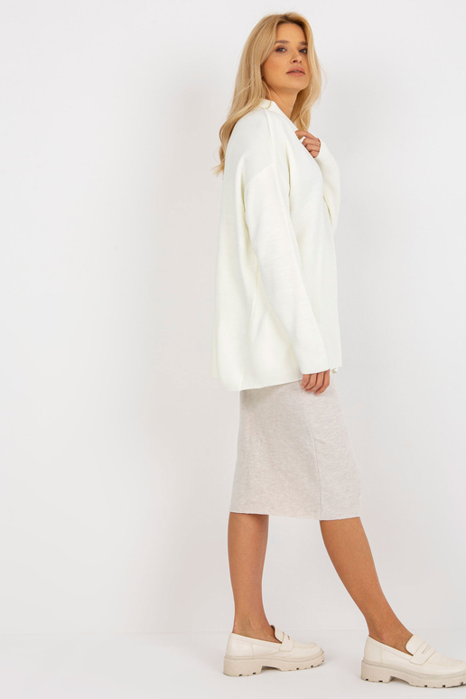 Ecru naiste oversize kraega kampsun...