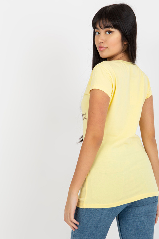 Helekollane naiste T-särk kaisukaru...