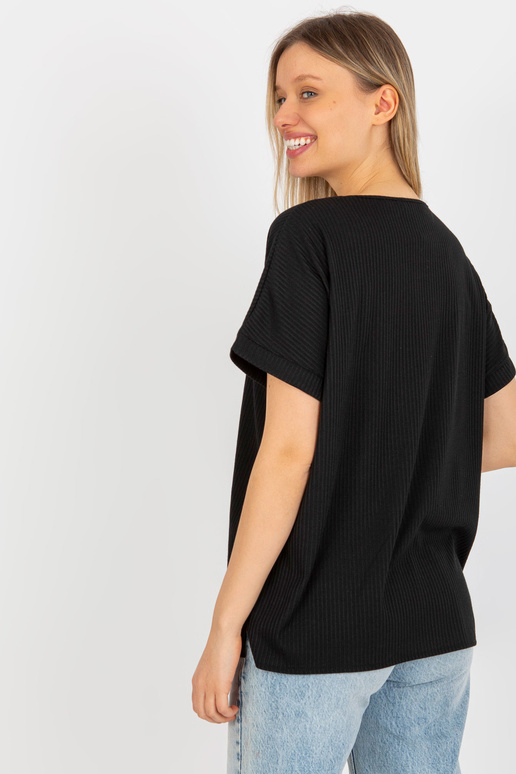 Must naiste oversize pluus triibulise...