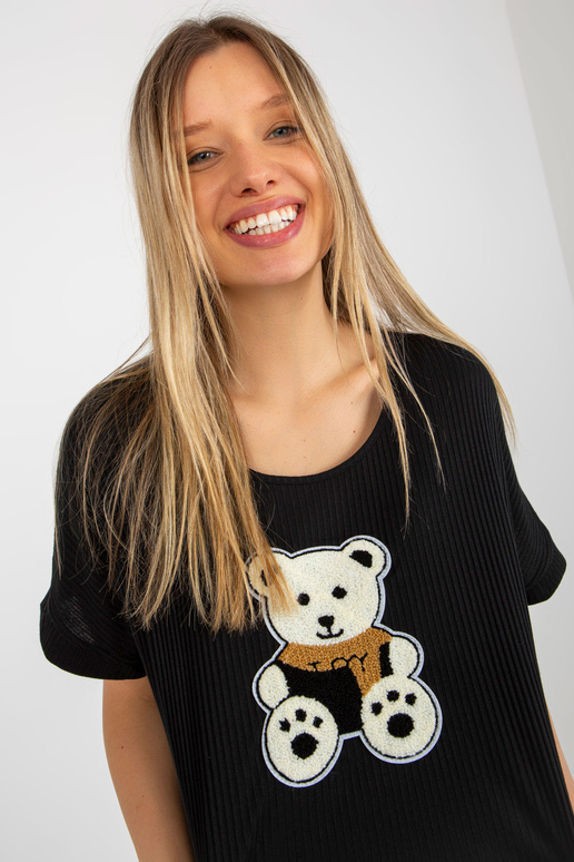 Must naiste oversize pluus triibulise...