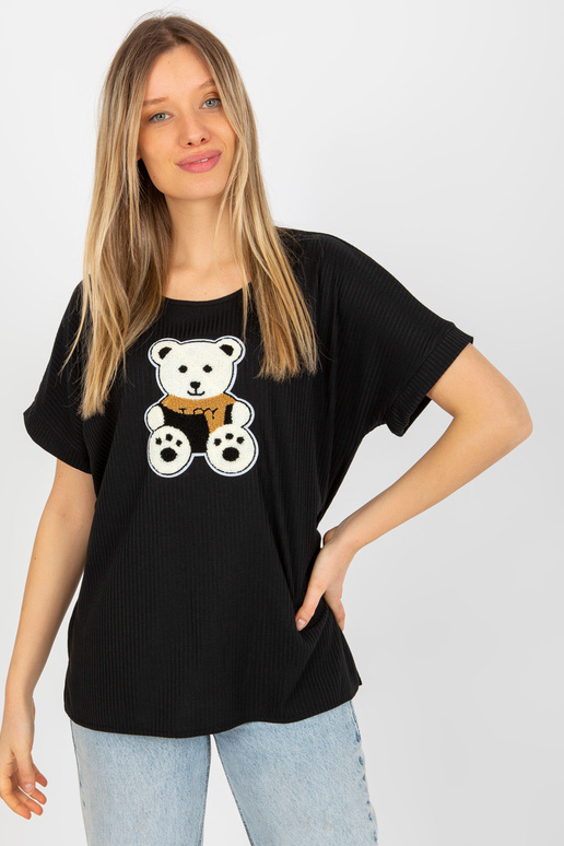 Must naiste oversize pluus triibulise...