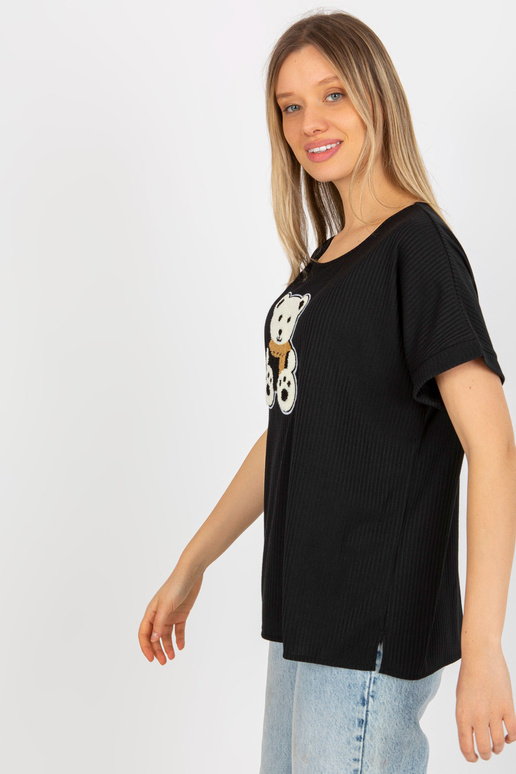 Must naiste oversize pluus triibulise...