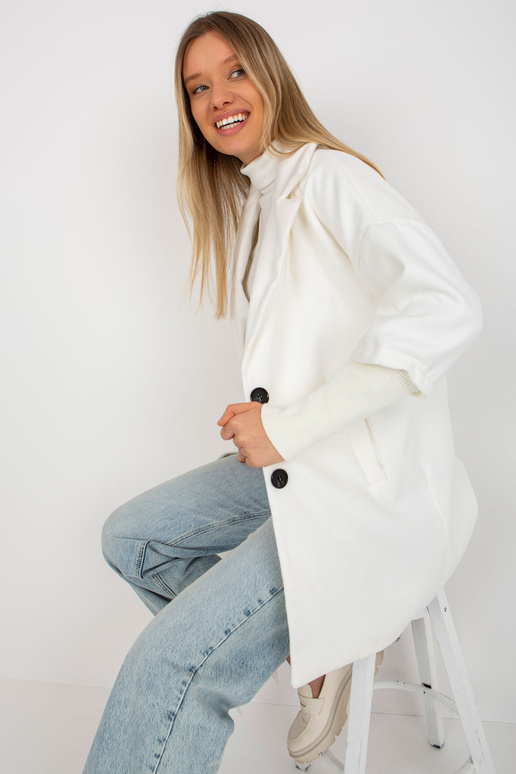 Ecru naiste mantel varrukatel OCH BELLA