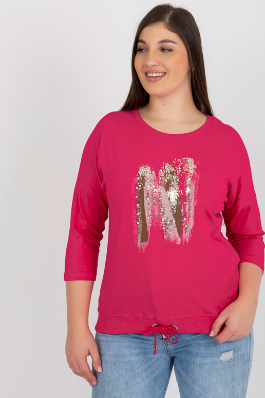 Fuksia värvi naiste suures suuruses...